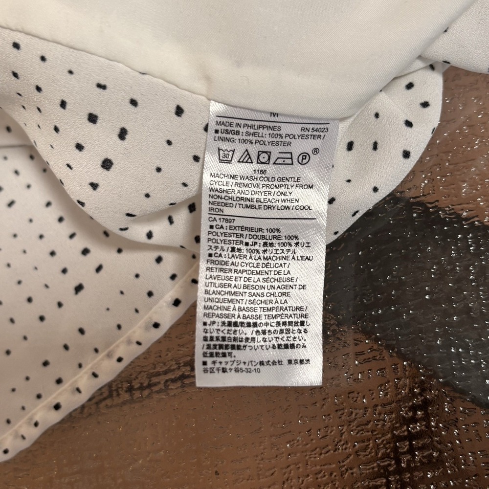 Banana Republic Polka Dot Tank Top Womens Medium Modern Classic Layer Office - Picture 6 of 7